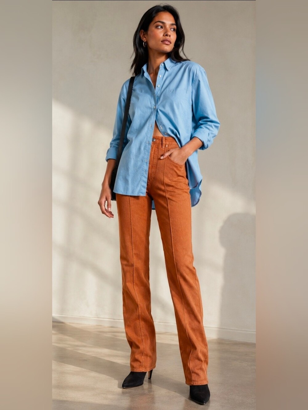 ISABEL MARANT Women's Lirokae Pants - Terracotta New Without Tags FR 40 US 8